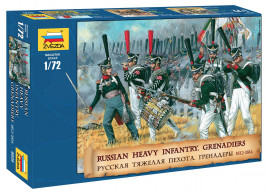1:72 orosz nehézgyalogsági gránátosok (1812–1815)