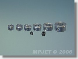 2 mm-es dúralumínium állítógyűrű - 4 darab