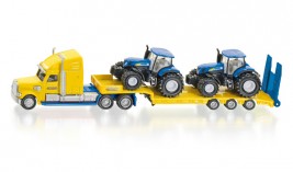 1:87 Kamion + 2 traktory New Holland