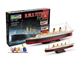 1:700 - 1:1200 RMS Titanic ajándékkészlet (2 modell)