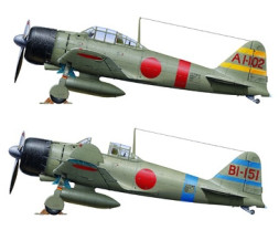 1:32 Mitsubishi A6M2b Zero Fighter - 21-es modell (Zeke)