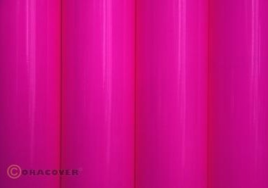 Poliészter vasalható transzferfólia ORACOVER 2m (fluoreszkáló neon rózsaszín)
