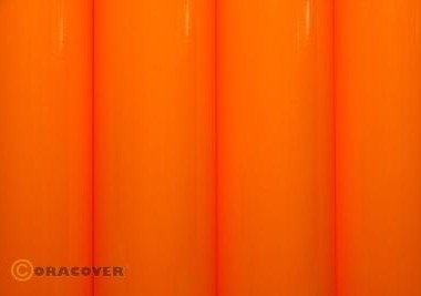 Poliészter vasalható transzferfólia ORACOVER 2m (fluoreszkáló narancssárga)