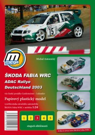 1:24 Skoda Fabia WRC (Rally Deutschland 2003) - kivágott modell