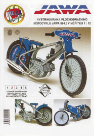 1:12 Jawa 884.5 - speedway special - kivágás