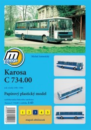 1:43 Karosa C734.00 - kivágás