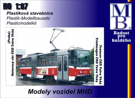 1:87 Villamoskészlet ČKD Tatra T6A5 "DP Praha", 1. sorozat
