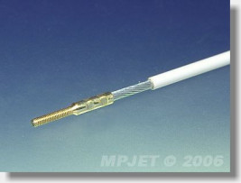 Bowdenkábel 3,8/2 M3-as véggel (1m)