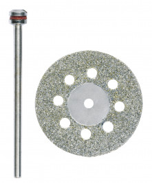 Gyémánt vágókorong lyukakkal 38x0,6 mm