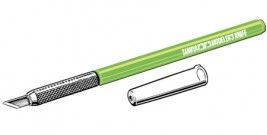 Modellező kés - Világoszöld - modellező kés