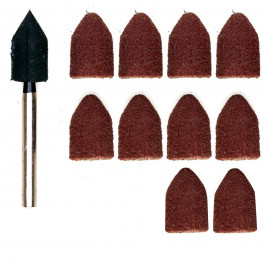 Kúpos csiszolófej (10 db)