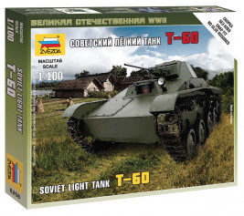 1:100 T-60 szovjet könnyű tank