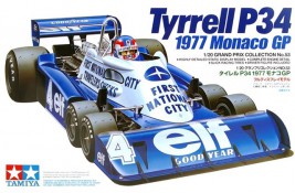 1:20 Tyrrell P34, 1977 Monaco Nagydíj