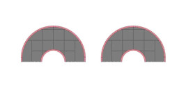 Mini-Z Grand Prix Circuit 50 ovális bővítőkészlet (32 db)