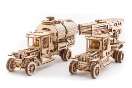 Dřevěné 3D mechanické puzzle - nástavby pro Truck UMG-11