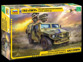 1:35 GAZ-233014 "Kornet D" AT rakétarendszerrel