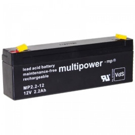 MULTIPOWER 12 V/2,2 Ah ólom akkumulátor