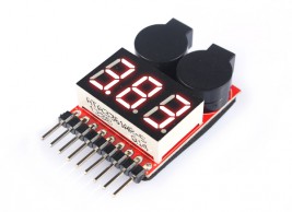 EV-Peak voltmetr s LiPo alarmem