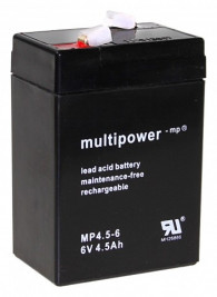 MULTIPOWER 6 V/4,5 Ah ólom akkumulátor
