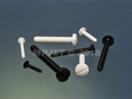 Poliamid csavar M3×30, fekete (10 db)