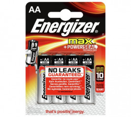 Energizer alkáli elem 1.5V AA max. (4 db)
