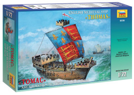 1:72 Thomas English középkori hajó