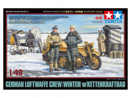1:48 Luftwaffe Crew & Ketenkraftrad