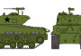 1:48 amerikai közepes tank M4A3E8 Sherman „Easy Eight”