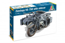 1:9 Zündapp KS 750 oldalkocsival
