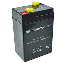 MULTIPOWER 6,0 V/5,0 Ah ólom akkumulátor