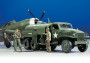 1:48 US 2 1/2 tonnás 6x6 repülőtéri üzemanyag-szállító teherautó