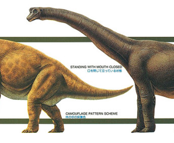 1:35 Brachiosaurus Dioráma Készlet