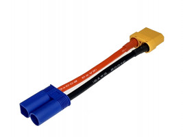 XT90 (nőstény) - EC5 (készülék) átalakító kábel