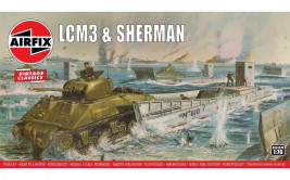 1:76 LCM3 és Sherman tank (klasszikus készlet)