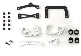 PN Racing Mini-Z V5 LCG 98mm motortartó (ezüst)