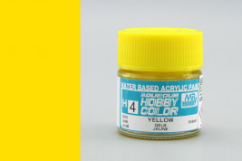 Barva Hobby Color akrylová č. 004 – Yellow (10 ml)