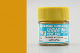Hobby Color akrilfesték 034. sz. – Krémsárga (10 ml)