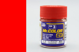 Color Mr. Color GX akrilfesték 3. sz. – Hermann Piros (18ml)