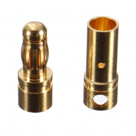 Konektor 3,5mm, zlacený (1 pár)