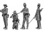1:35 Amerikai polgárháborús konföderációs gyalogság (4 figura)