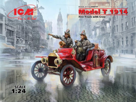 1:24 Model T 1914 tűzoltóautó legénységgel
