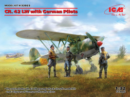 1:32 Fiat CR.42 LW német pilótákkal