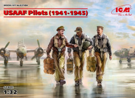 1:32 USAAF pilóták 1941-1945 (3 figura)