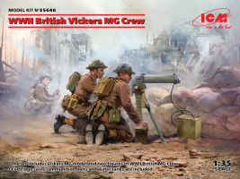 1:35 Brit Vickers MG legénység II. világháború