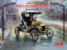1:24 T-modell 1912-es haszongépjármű roadster amerikai autó