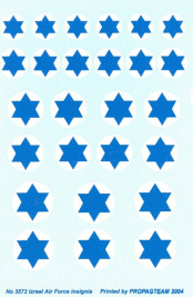 1:72 Izraelské výsostné znaky