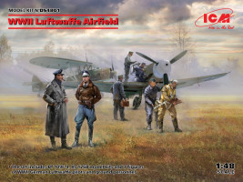 1:48 Luftwaffe II. világháborús repülőtér (2 készlet és 7 figura)