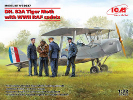 1:32 Havilland DH.82a Tiger Moth RAF kadétokkal