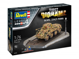 1:76 Sd.Kfz.234/2 Puma, első dioráma (ajándékkészlet)