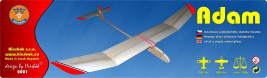 Adam 850mm, A3 kategóriájú iskolai vitorlázórepülő (készlet)